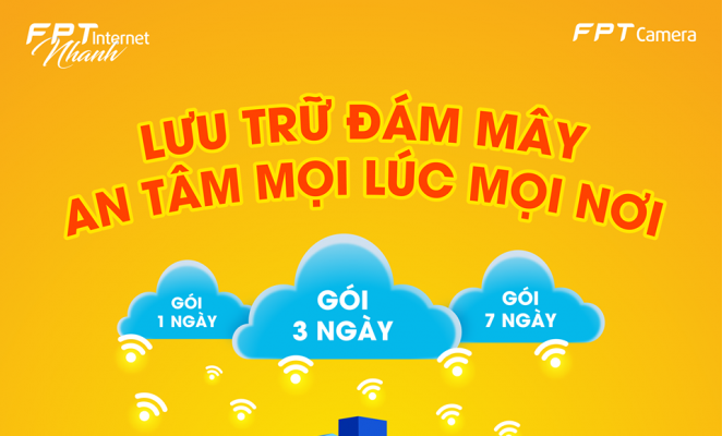 Gói dịch vụ lưu trữ Cloud của FPT Camera