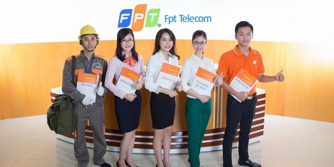 Tuyển Nhân viên thu Cước FPT Bình Dương